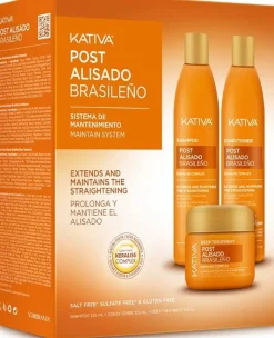 Kativa Kit 3 Straightening Post Treatment - 600 ml