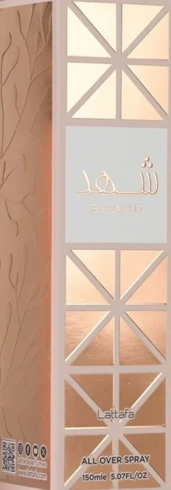 Lattafa All Over Spray Shahd EDP 150 ml