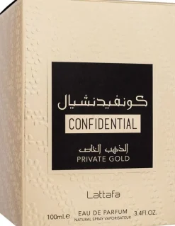 Lattafa Confidential Private Gold Unisex Eau de Parfum 100 ml