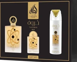 Lattafa ​​Pride Tharwah Gold 100 ml EDP + 20 ml EDP + 200 ml Deodorant