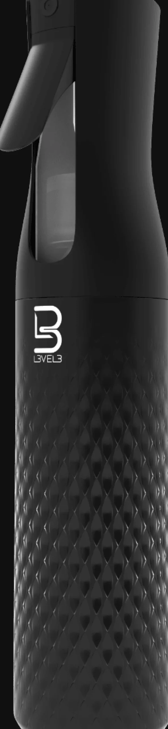 L3VEL3 - Beveled Continuous Spray Bottle Black