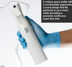 L3VEL3 - Beveled Continuous Spray Bottle White