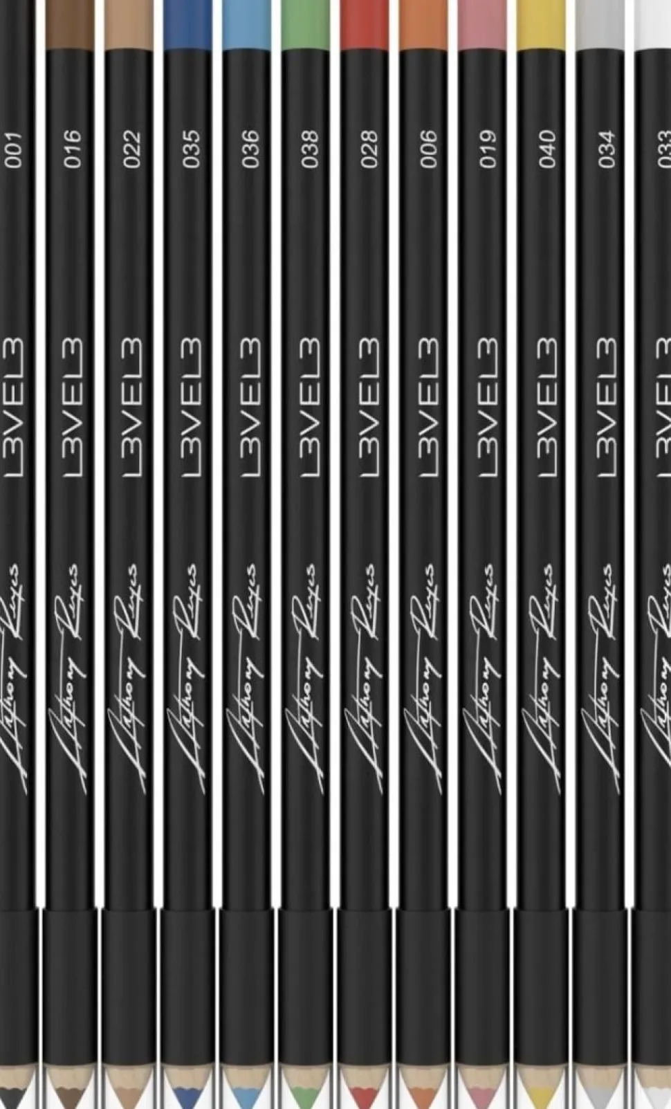 L3VEL3 - Color Liner Pencils – 12 Pcs