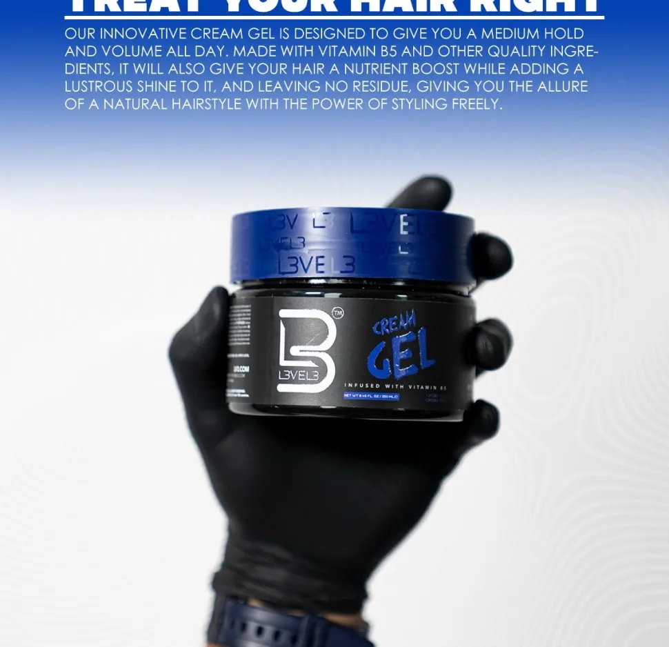 L3VEL3 - Cream Gel 500 ml