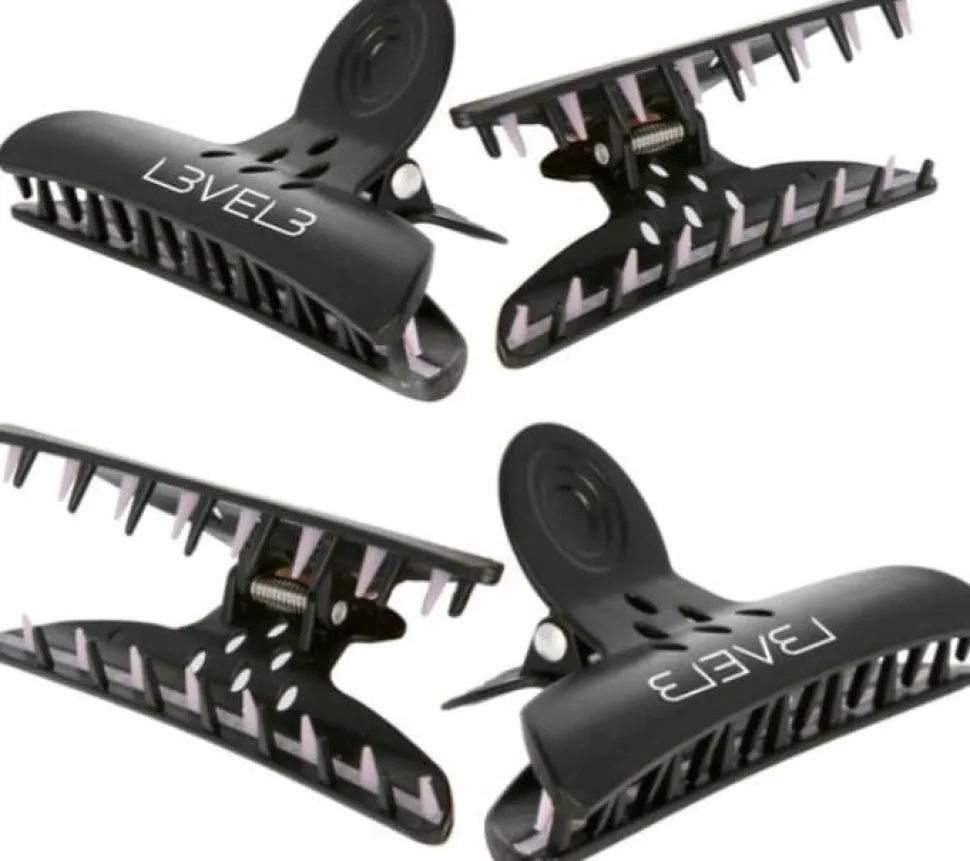 L3VEL3 - Hair Claw Clips 4 Pack