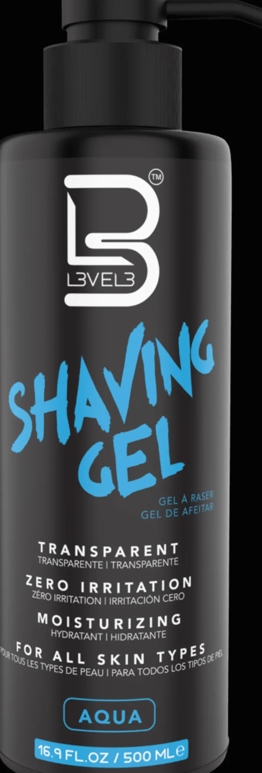 L3VEL3 - Shaving Gel Aqua 500 ml