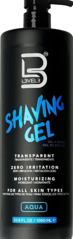 L3VEL3 - Shaving Gel Aqua 1000 ml