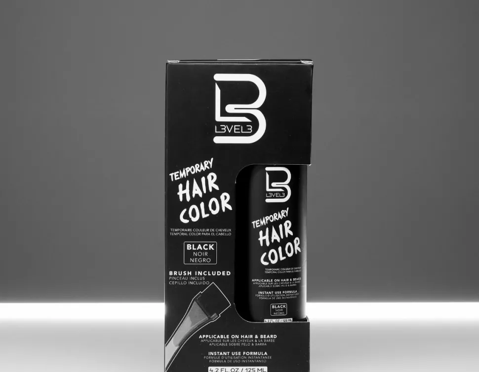 L3VEL3 - Temporary Hair Color Black 125 ml