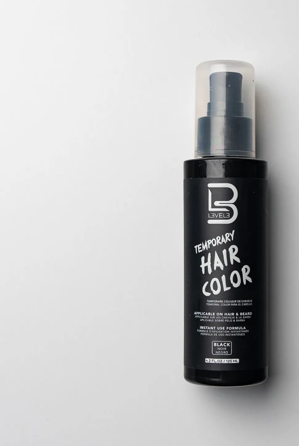 L3VEL3 - Temporary Hair Color Black 125 ml