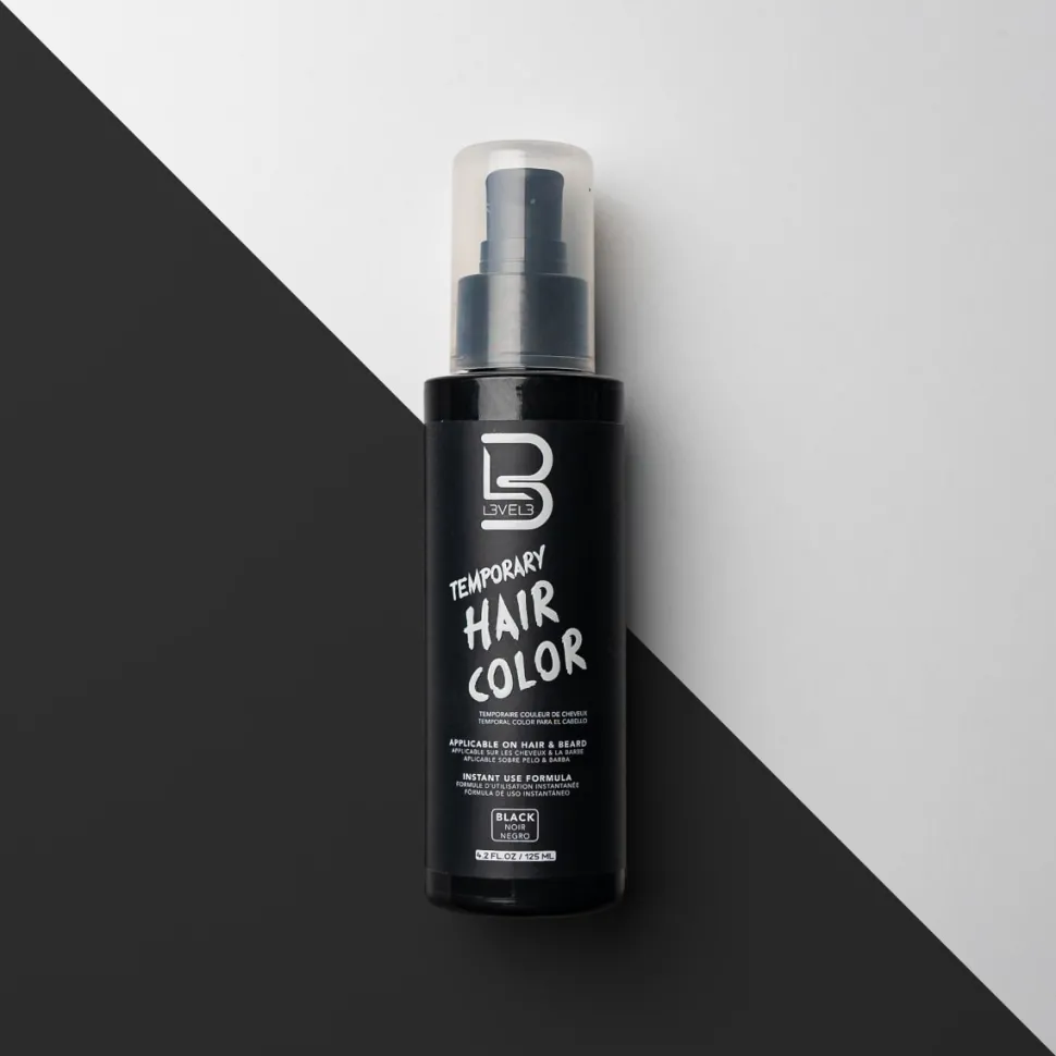 L3VEL3 - Temporary Hair Color Black 125 ml