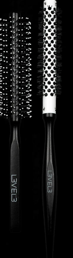 L3VEL3 - Wooden Round Brush Set