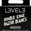L3VEL3 Double-Edge Razor Blades 100 Pcs
