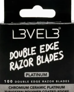 L3VEL3 Double-Edge Razor Blades 100 Pcs