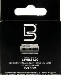 L3VEL3 Double-Edge Razor Blades 100 Pcs