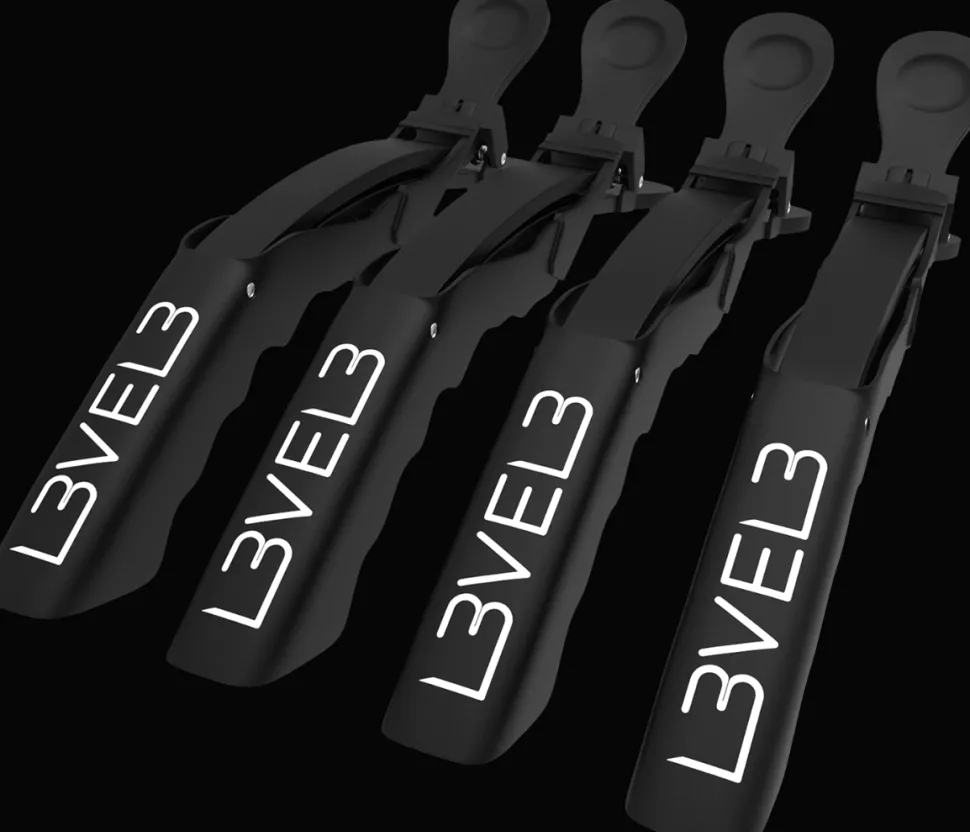 L3VEL3 Hair Croc Clips 4 Pack