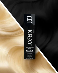 L3VEL3 Kray Black Semi Permanent Color Tube 100 ml