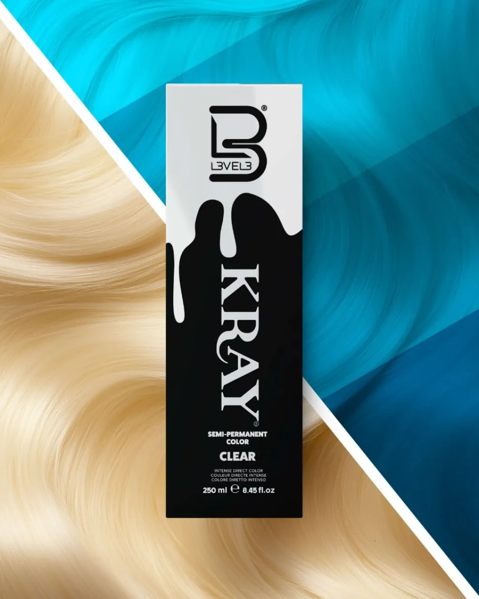 L3VEL3 Kray Clear Semi Permanent Color Tube 250 ml