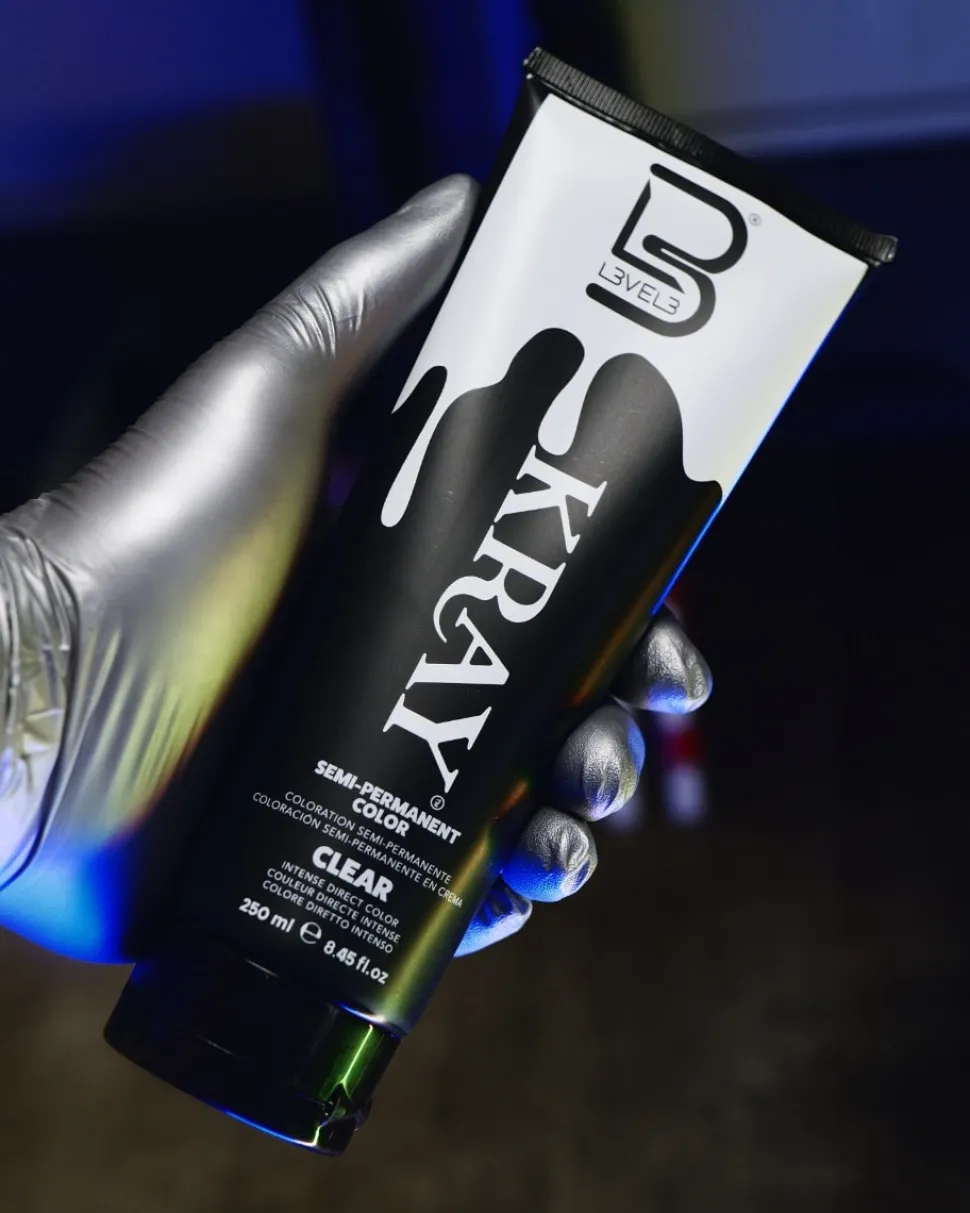 L3VEL3 Kray Clear Semi Permanent Color Tube 250 ml