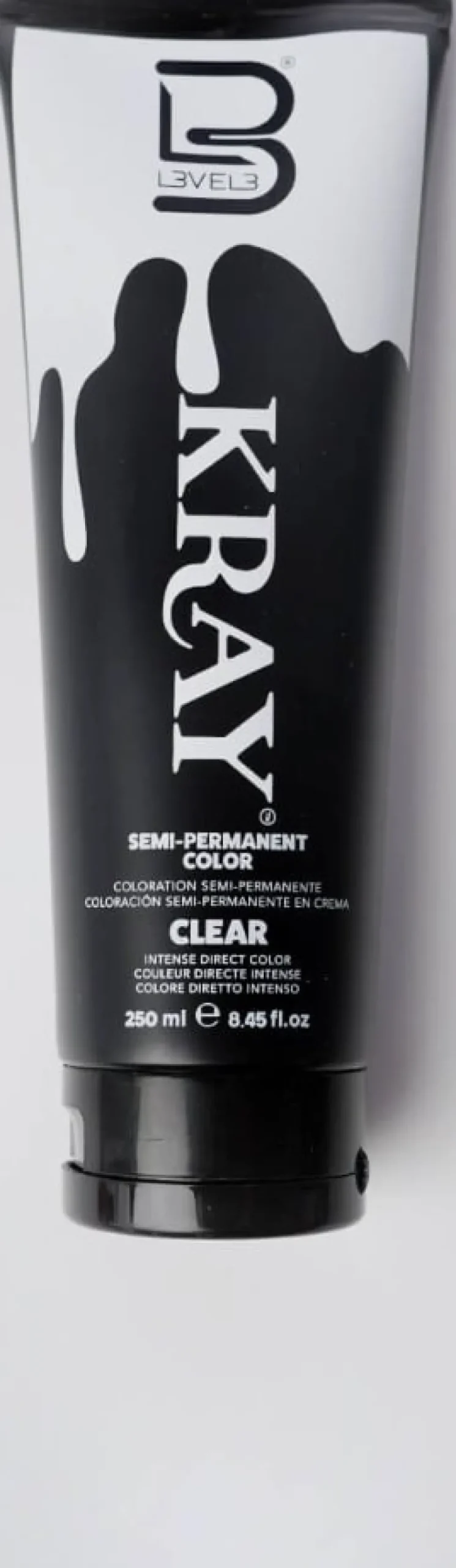 L3VEL3 Kray Clear Semi Permanent Color Tube 250 ml