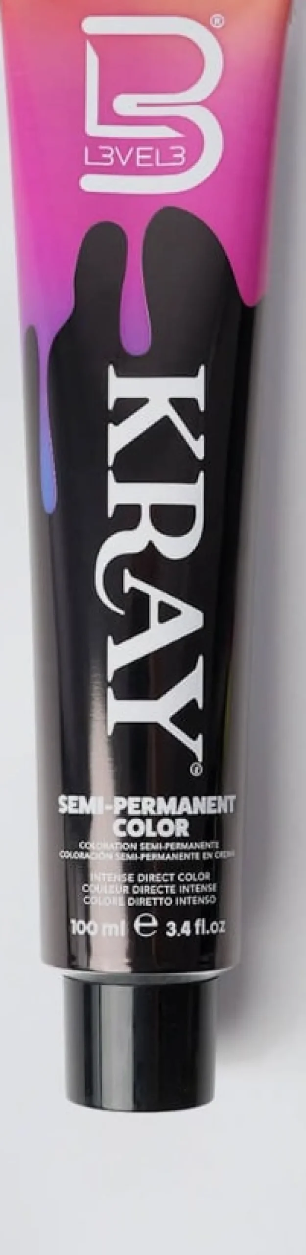 L3VEL3 Kray Electric Red Semi Permanent Color Tube 100 ml