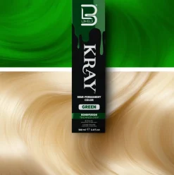 L3VEL3 Kray Green Semi Permanent Color Tube 100 ml