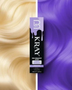 L3VEL3 Kray Light Violet Semi Permanent Color Tube 100 ml