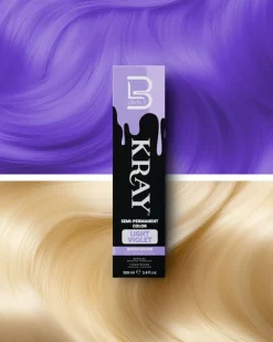L3VEL3 Kray Light Violet Semi Permanent Color Tube 100 ml