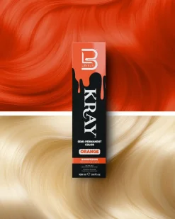 L3VEL3 Kray Orange Semi Permanent Color Tube 100 ml