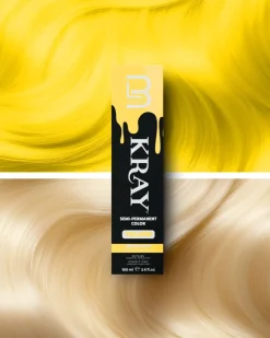 L3VEL3 Kray Yellow Semi Permanent Color Tube 100 ml
