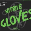 L3VEL3 Lime X-Large Professional Nitrile Gloves 100 Pack