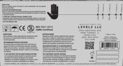 L3VEL3 Pearl Lavender X-Large Professional Nitrile Gloves 100 Pack