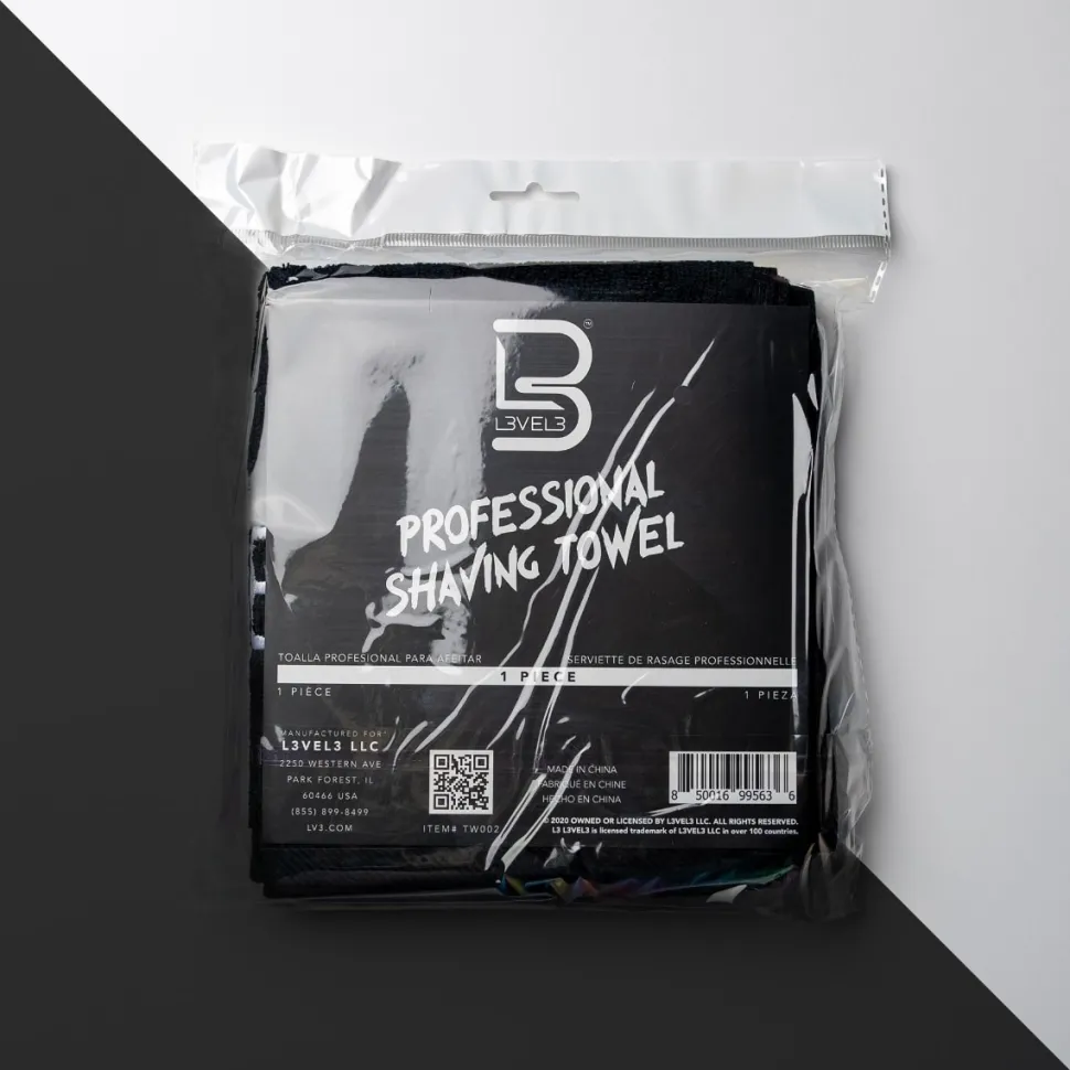 L3VEL3 Premium Shaving Towel 1 Pcs