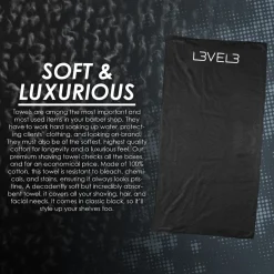 L3VEL3 Premium Shaving Towel 1 Pcs