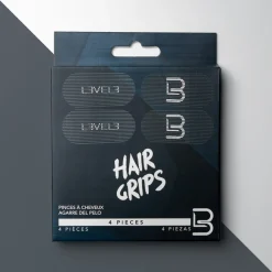 L3VEL3 Velcro Hair Grips 4 Pcs