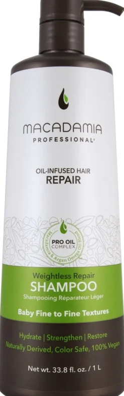 Macadamia Weightless Repair Shampoo 1000 ml