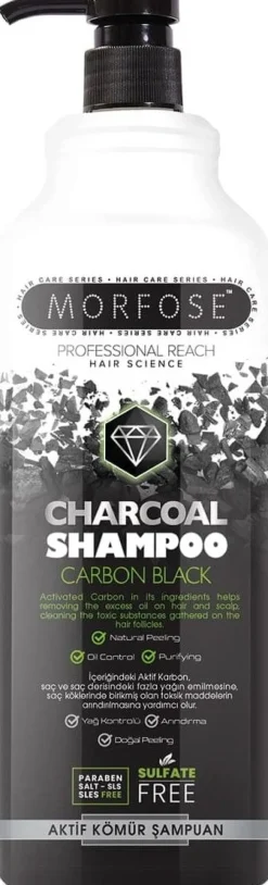 Morfose Active Charcoal Shampoo 1000 ml