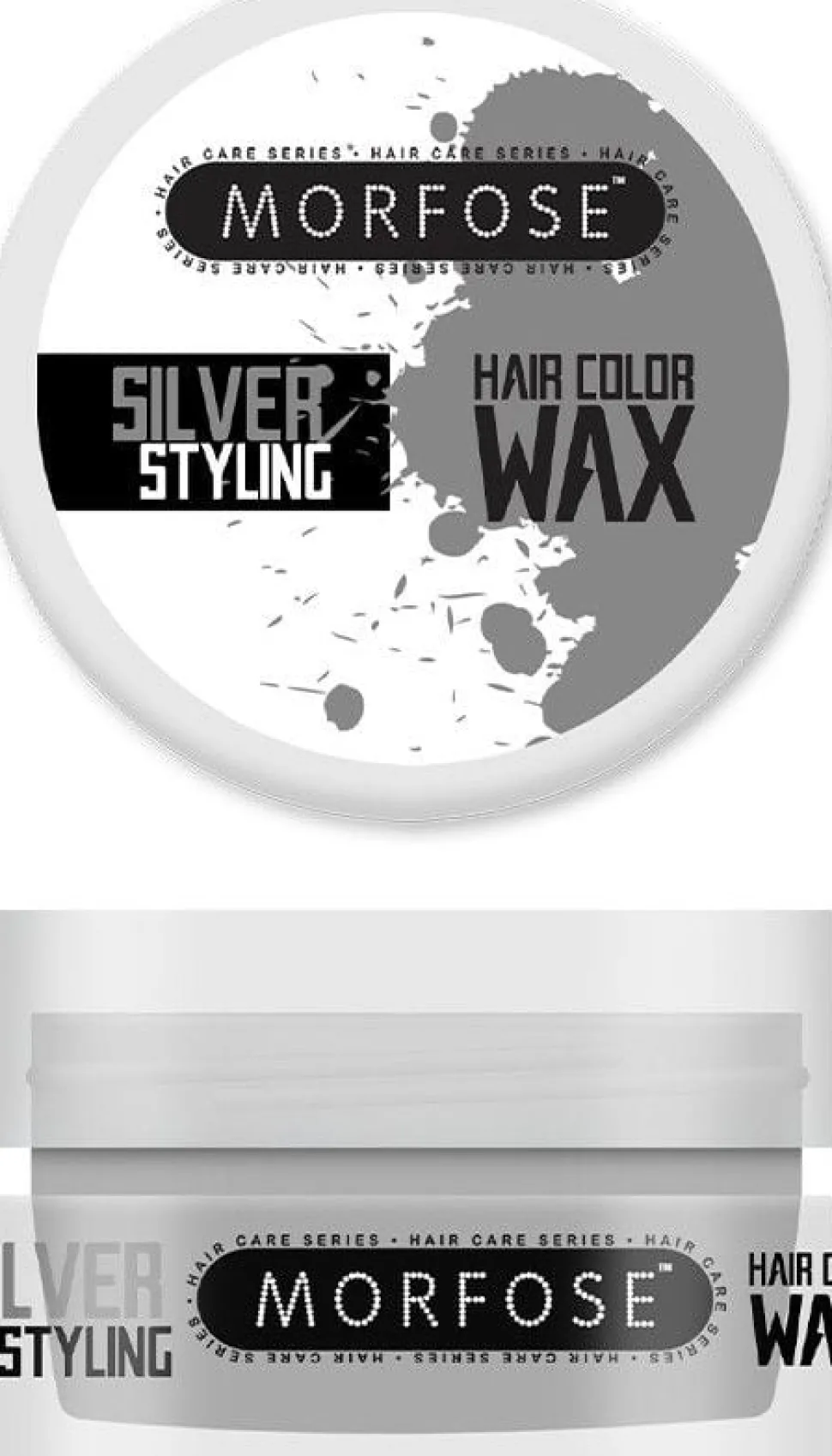 Morfose Color Hair Wax Silver 100 ml