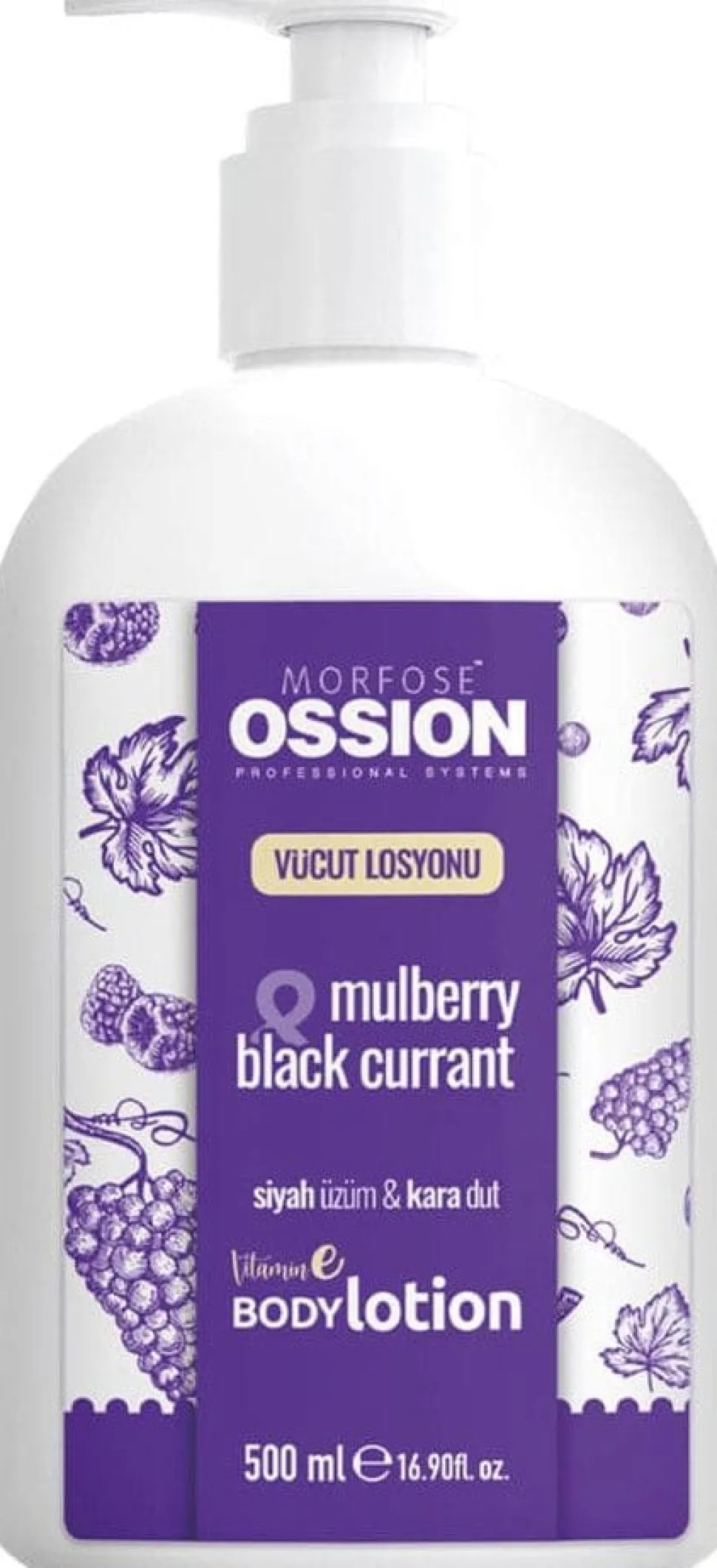 Morfose Ossion Hand & Body Lotion Mulberry Black Currant 500 ml