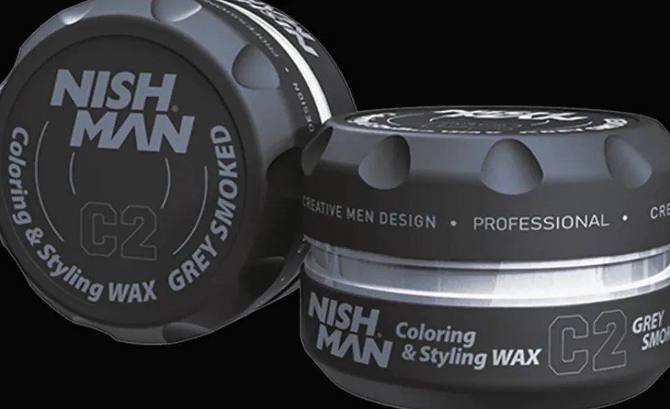 Nishman Hair Coloring Wax C2 Smoked Grey - 100 ml
