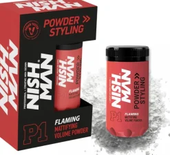 Nishman Hair Styling Powder Wax Flaming 20g