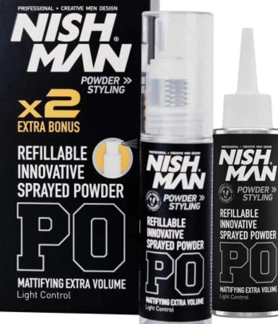 Nishman Refillable Sprayed Powder 20g + 20g