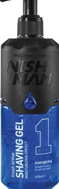Nishman Shaving Gel 1 Fresh Active Rasiergel Energizing 400 ml