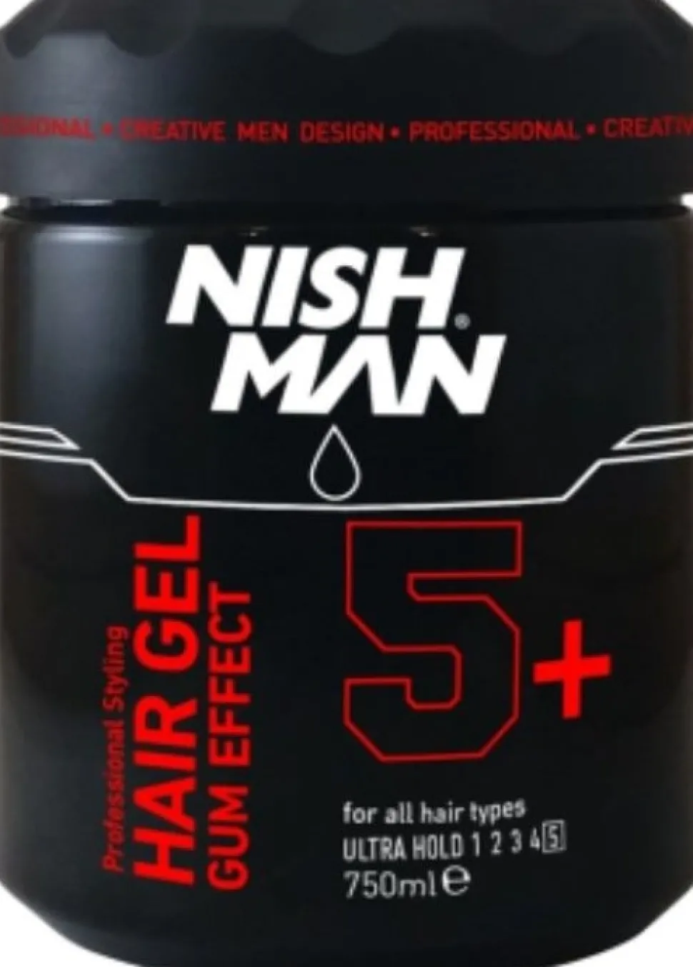 Nishman Ultra Strong Gum Effect Hair Gel 750 ml