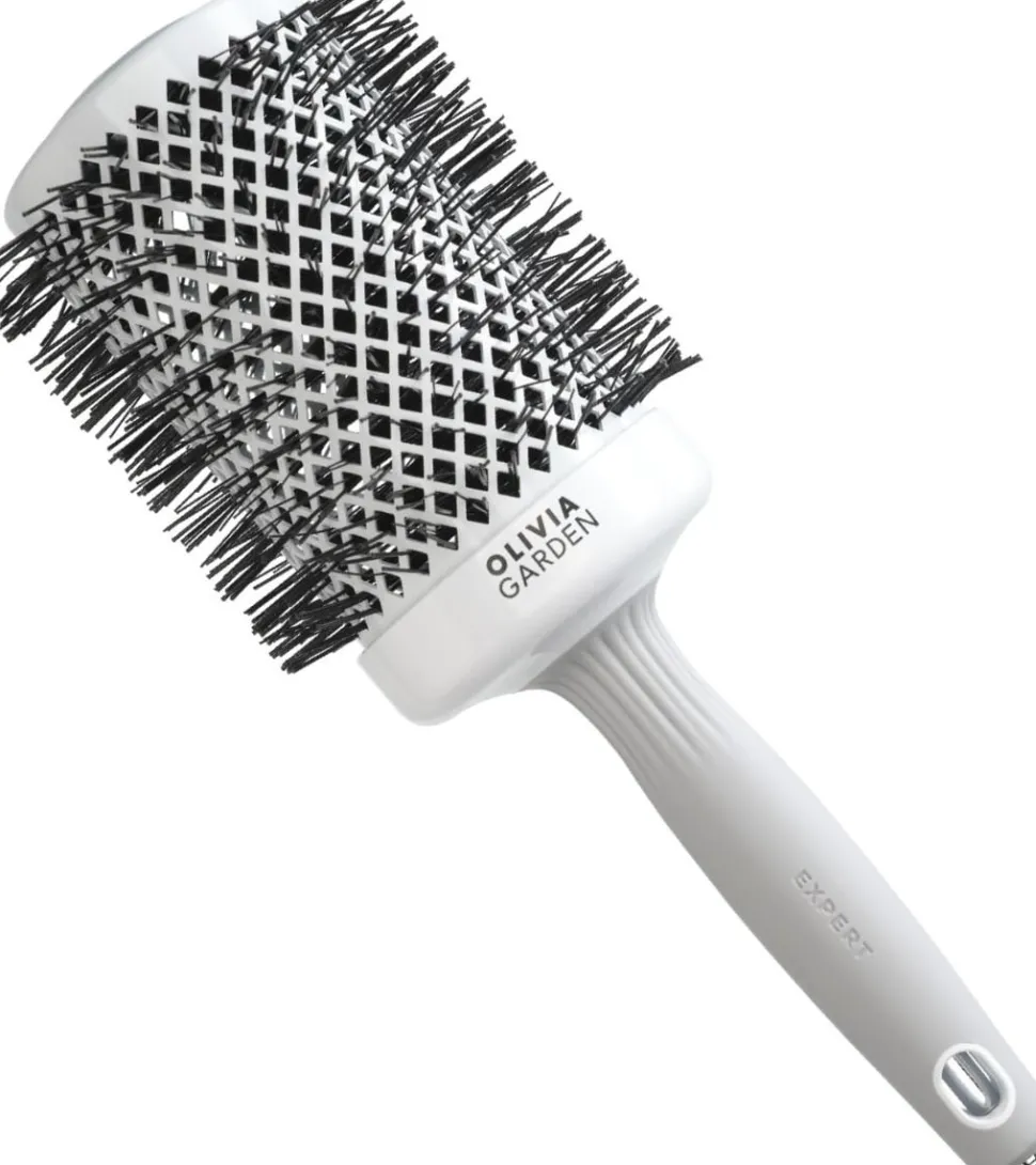 Olivia Garden Expert Blowout Shine White & Grey 65 mm