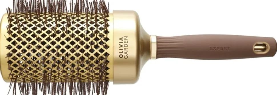 Olivia Garden Expert Blowout Shine Gold & Brown 65 mm