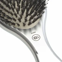 Olivia Garden Expert Care Oval - Boar & Nylon Bristles Silver
