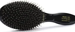 Olivia Garden Expert Care Oval - Boar & Nylon Bristles Black