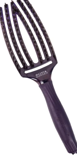 Olivia Garden Fingerbrush Care Iconic Medium - Violet Amethyst