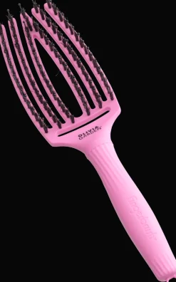 Olivia Garden Fingerbrush Boar & Nylon M Think Pink Pink Tokyo