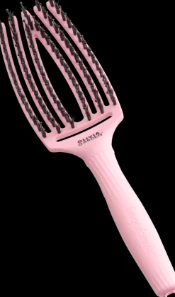 Olivia Garden Fingerbrush Boar & Nylon M Think Pink Jaipur Rose